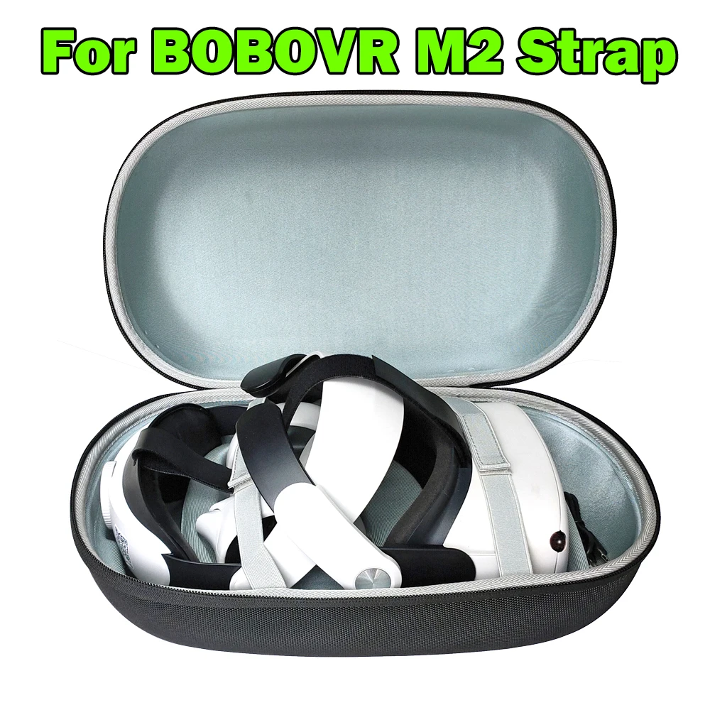 

For BOBOVR M2 Case for Oculus Quest 2 Halo Strap Improvements Hard EVA Carrying Travel Bag VR Accessories