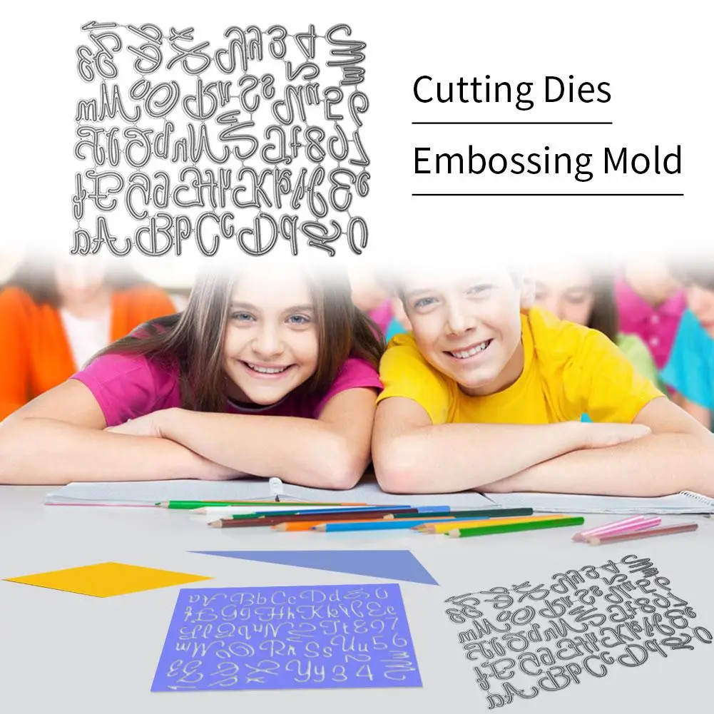 DIY штамповочный шаблон из углеродистой стали рождественские буквы цифры