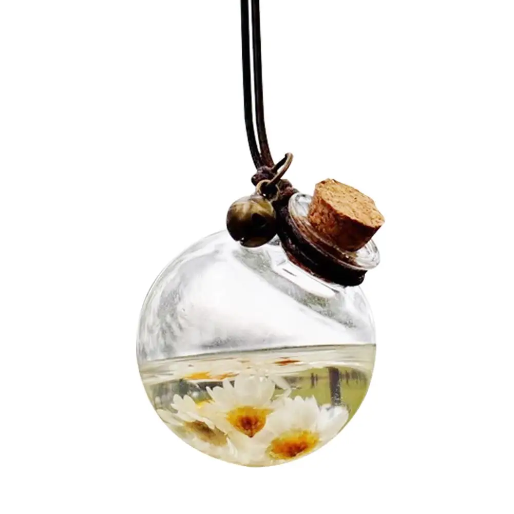 

50% HOT SALESClear Perfume Fragrance Air Freshener Empty Bottle Car Home Hanging Ornament