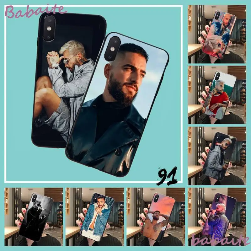 Мягкий резиновый чехол из ТПУ Babaite Maluma для iPhone 8 7 6 6S Plus 5 5S SE 2020 11 11pro max XR X XS