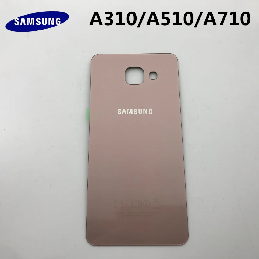 Для samsung Galaxy A3 A310 A5 A510 A7 A710 задняя крышка батарейный чехол 3D стекло задняя крышка корпус крышка задняя дверь чехол Замена