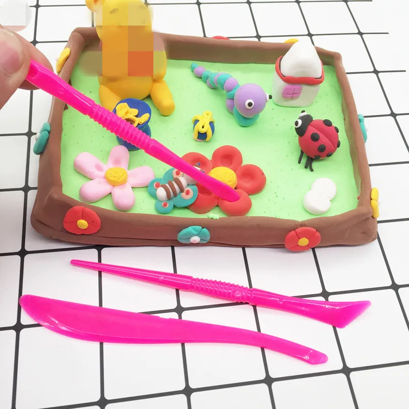 3 шт./компл. DIY Набор для художественных скульптур Лепка моделирующие Шейперы