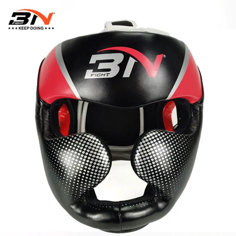 

MMA Kickboxing Headgear Karate Taewondo Sport Head Guard Men Women Boxing Training Face Cheeks Eear Protective Helmet S/M/L/XL