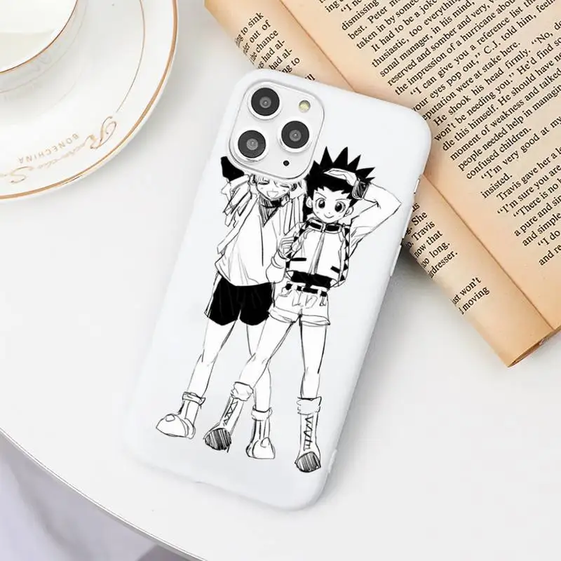 

Hunter X Hunter Killua Zoldyck Anime Phone Case Candy Color for iPhone 6 6S 7 8 11 12 XS X SE 2020 XR mini pro Plus MAX funda