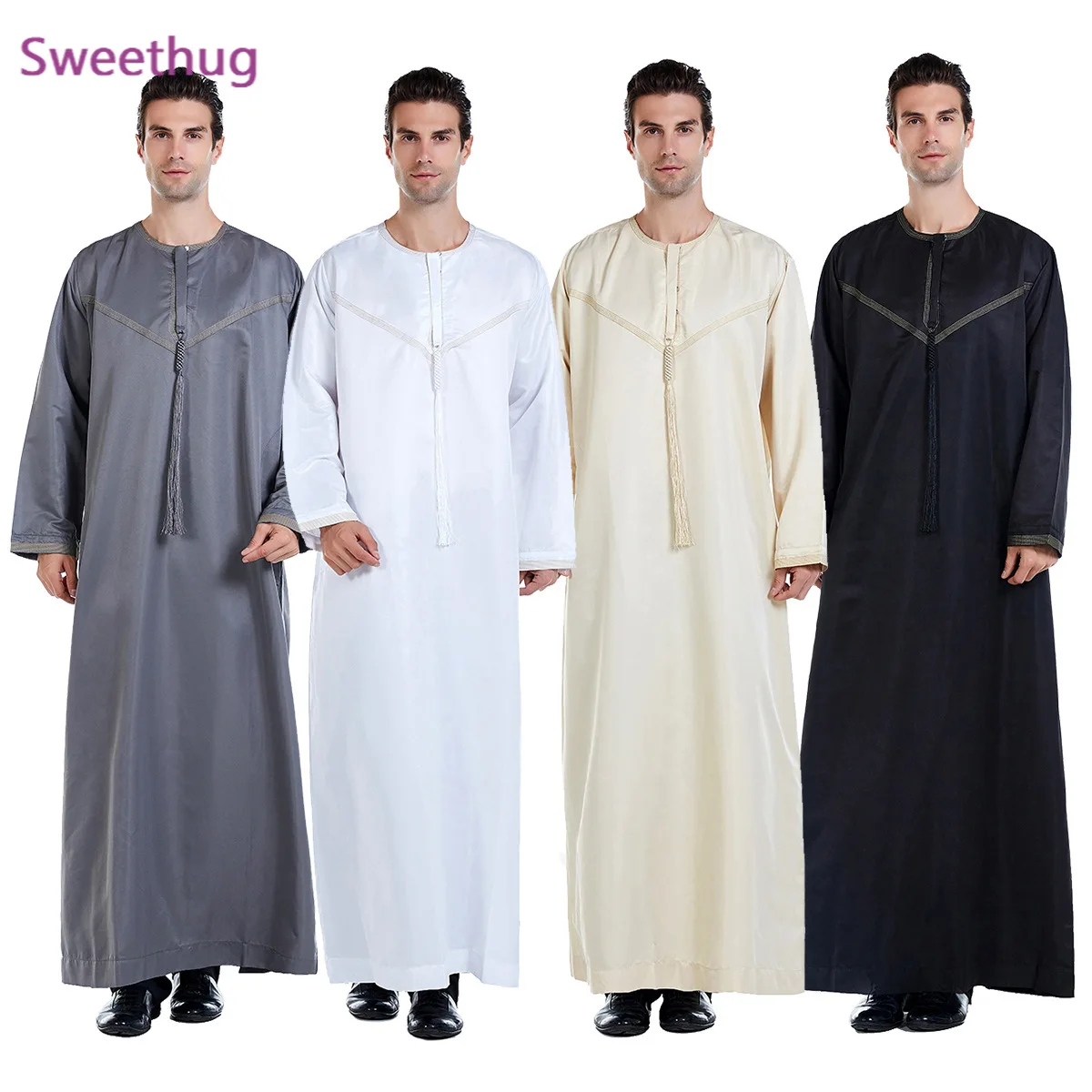 Mayata Ramadan Muslim Men Clothing Jubba Thobe Long Dress Pakistan dubai arab Djellaba Kaftan Abaya Islamic prayer Robe