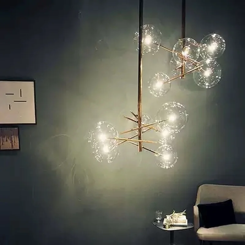 Скандинавские волшебные бобы подвесные светильники Современная Гостиная