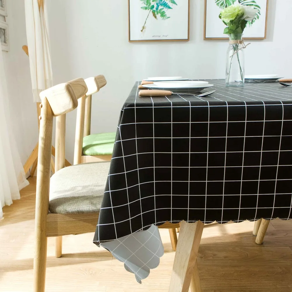 ПВХ решетка прямоугольная домашняя скатерть для ресторана водонепроницаемая и