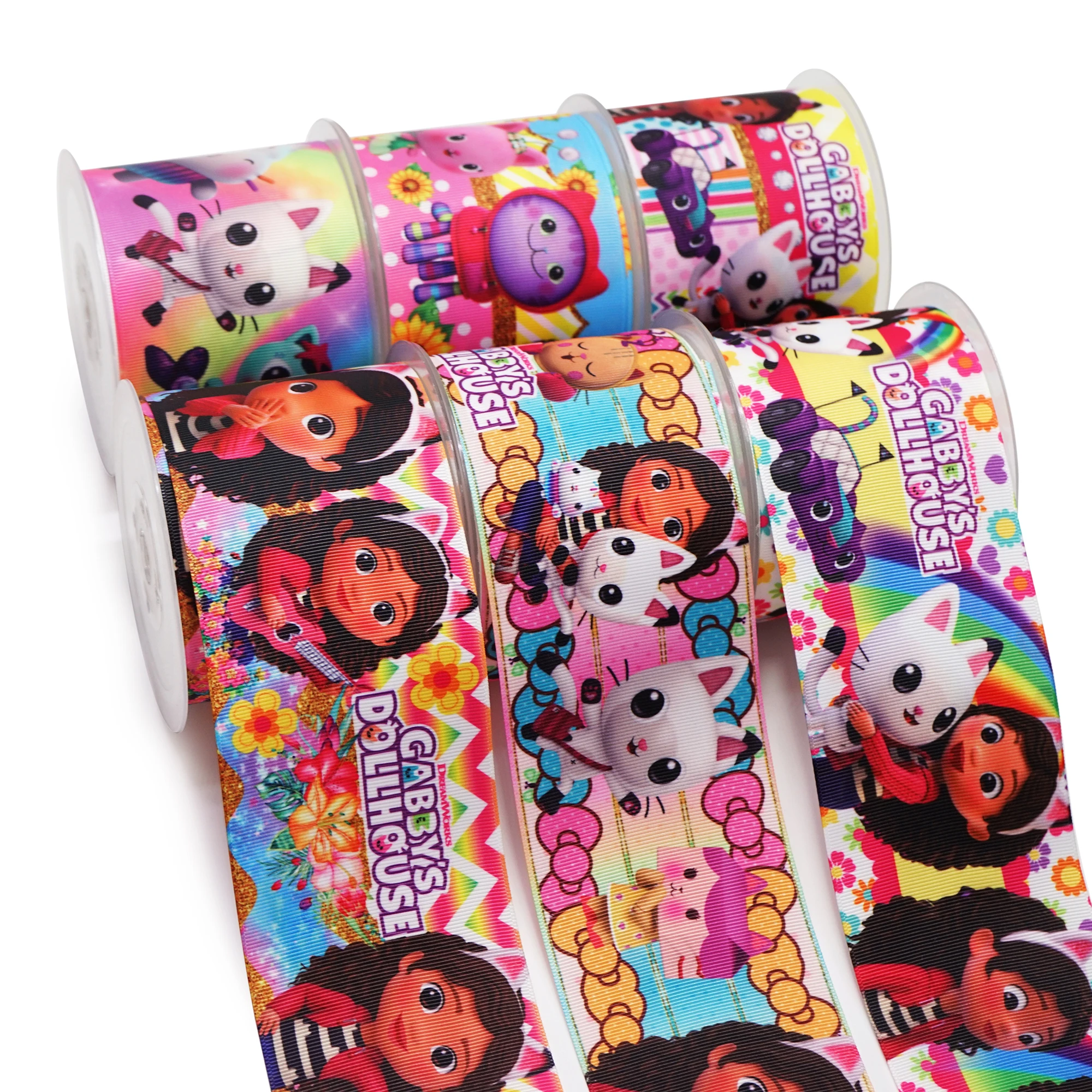 Товары для рукоделия корсажная лента с принтом персонажа мультфильма атласная 10