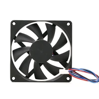 brushless double ball cooling fan 12v 0 45a for delta afc0912db replacement computer cpu fan ultra thin cooler fan repair part