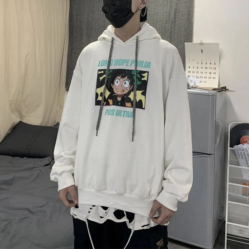 Толстовка Мужская/Женская с длинным рукавом свитшот рисунком аниме Моя