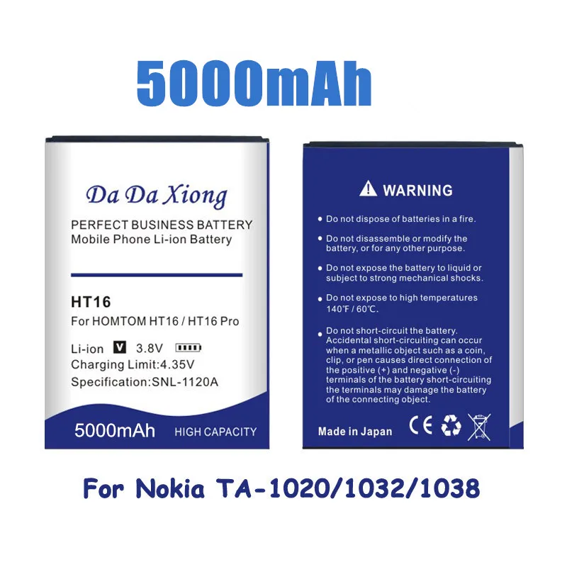 DaDaXiong HT16 5000 мАч аккумулятор для телефона Homtom HT 16 Pro Высококачественная замена +