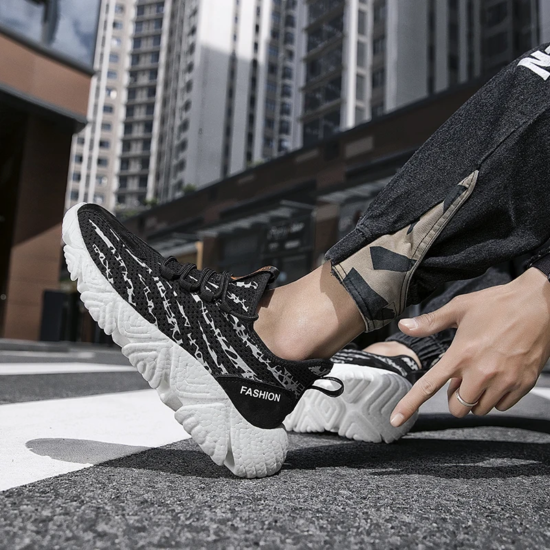 

Man Shoes Sport Men Hip Hop Men's Shoes Men 2020 Breathable Sports Summer Running Shoe Sneakers Mesh Slip On Fashion Man