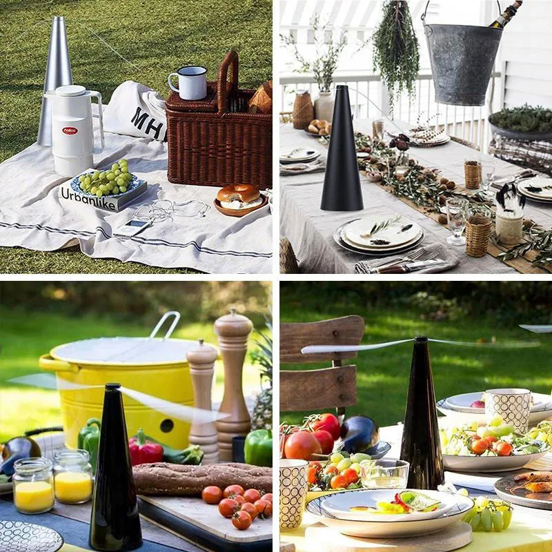 

USB Fly Repellent Fan Keep Flies And Bugs Away From Your Food Enjoy Outdoor Meal Food Protector Electric Mosquito Repellent Fan