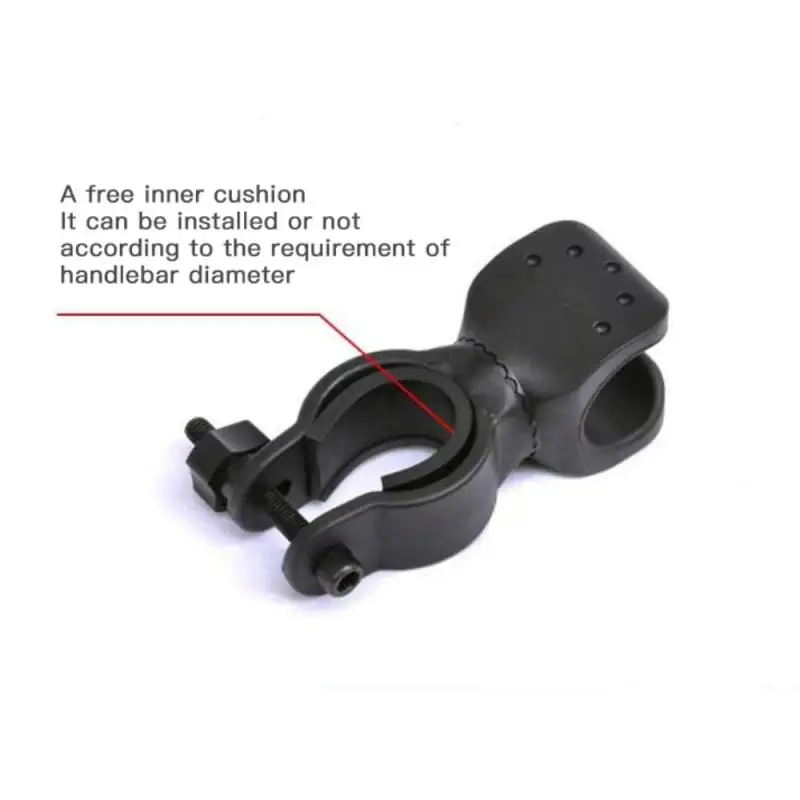 

Bicycle Light Lamp Stand Holder 360 Degree Cycling Bike Front Light Clip Mount Bracket LED Flashlight Clamp Clip Mount