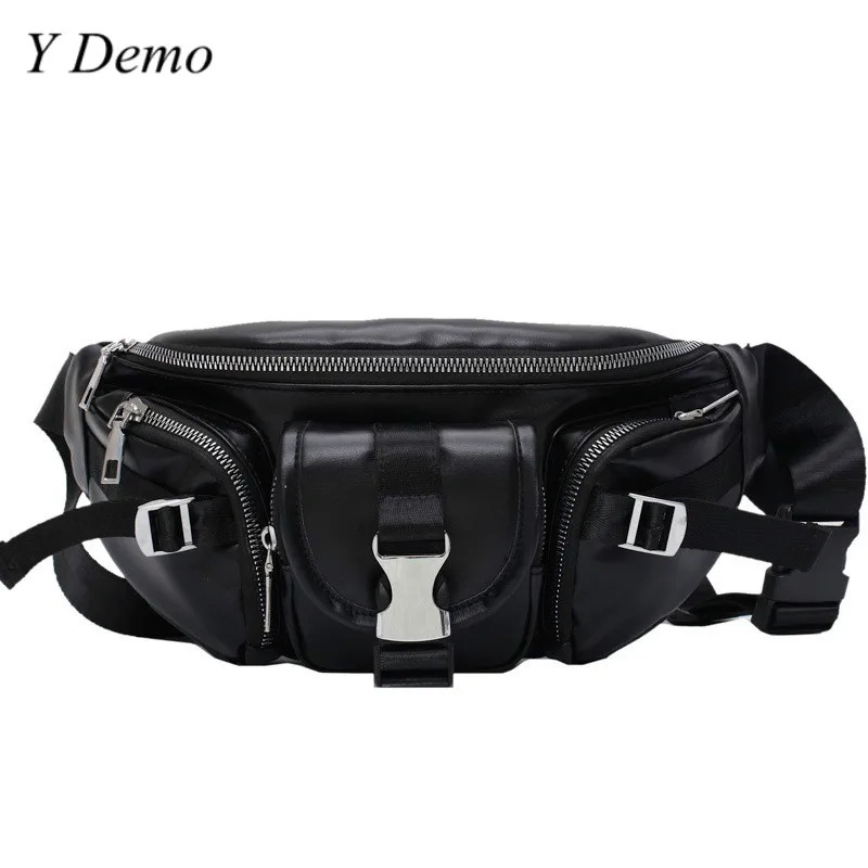 Y Demo Techwear шикарная поясная сумка Женская Панк Сумка на одно плечо с пряжкой гранж