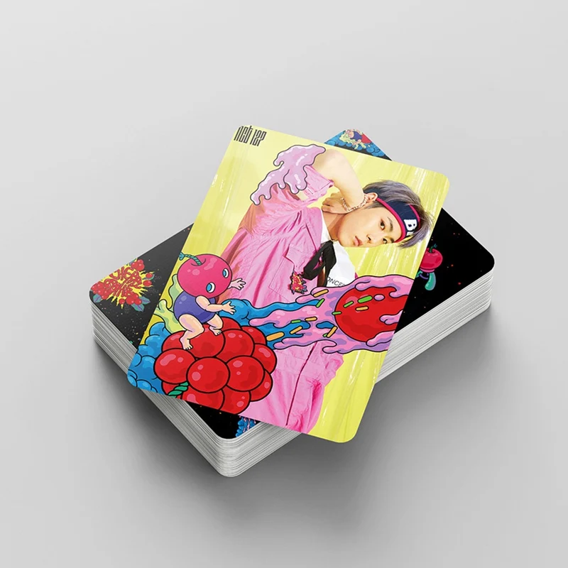 54 шт./компл. KPOP NCT 127 новый альбом HD Фотокарточка самодельная ломо-карточка для