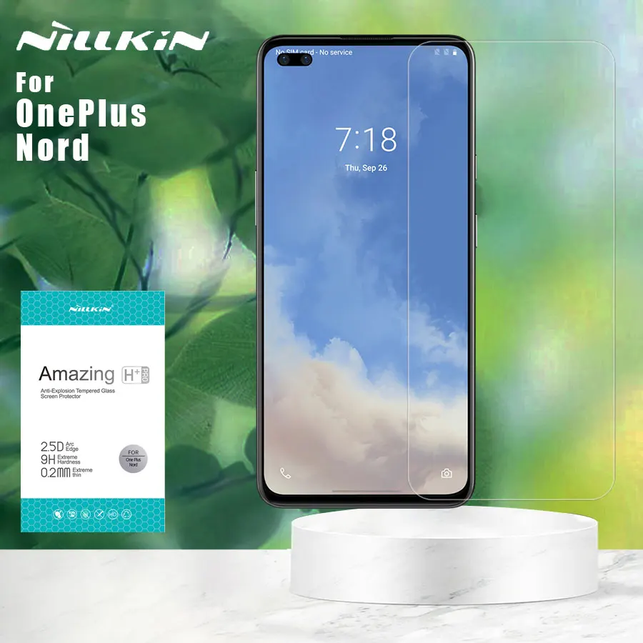 

Nillkin for OnePlus Nord Tempered Glass 9H+ Pro Anti-Explosion Protective film Screen Protector