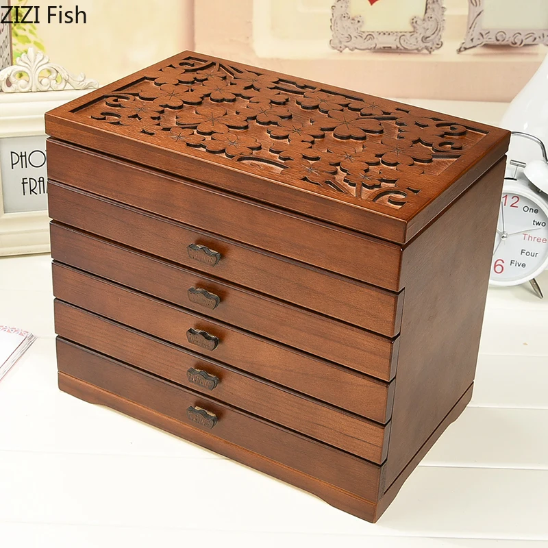 Многослойный деревянный органайзер для мелочей пылезащитный бытовой чехол