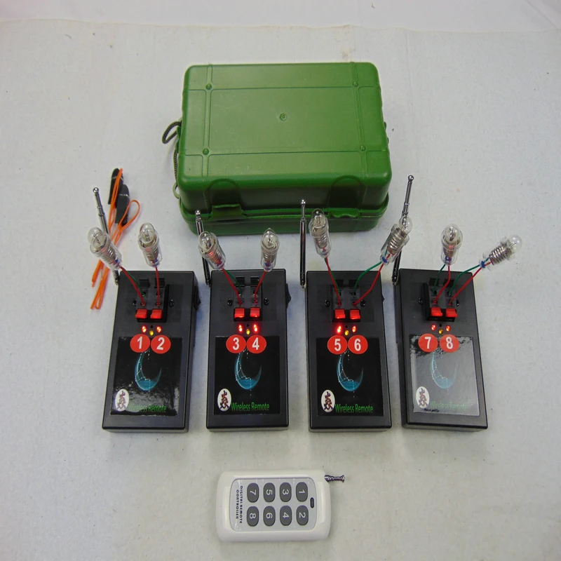 2021 новый год использования 8 сигналов фейерверк Удаленная сценическая машина для