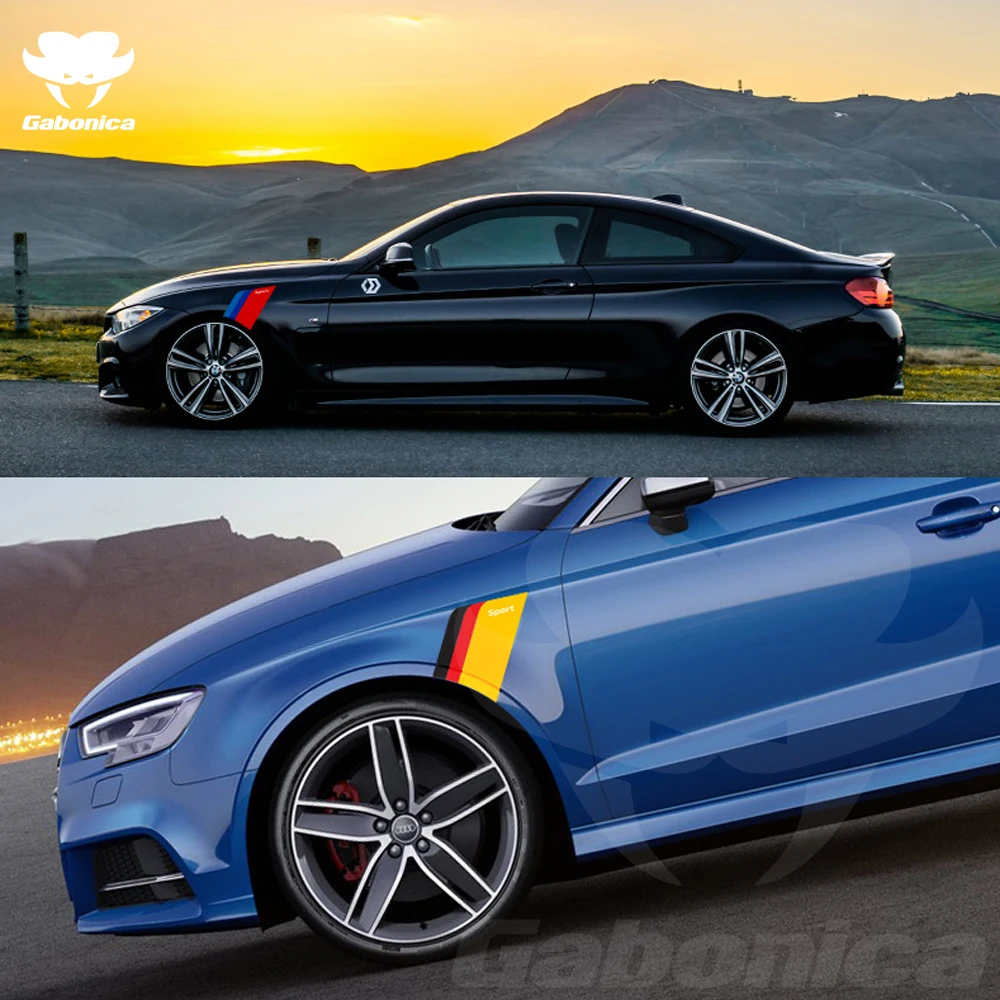 Новые автомобильные наклейки для Audi Volkswagen VW Ford BMW Toyota Honda Benz Renault - купить по