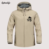 y3 yohji yamamotos outdoor mountaineering sport hunt windproof jackets hooded comfortable unisex men outdoor jackets tops n027