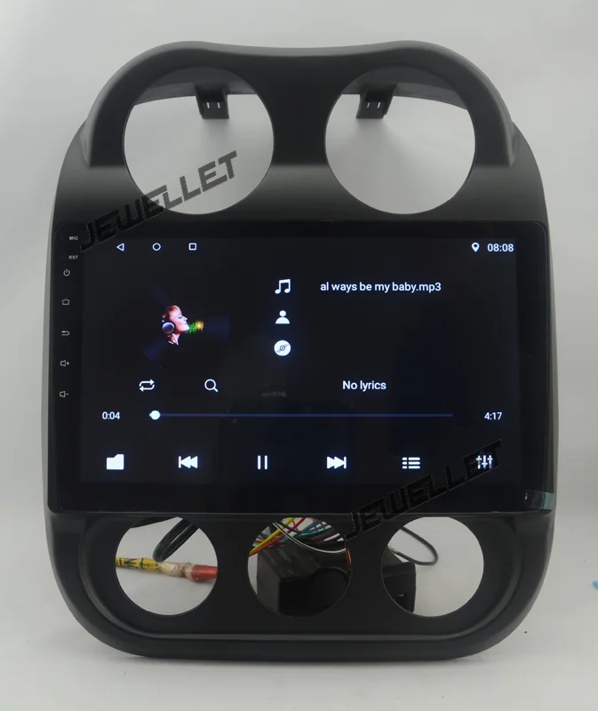 

10.1" 1280*720 QLED screen Android 10 Car GPS video player Navigation for Jeep Compass Patriot 2011-2016