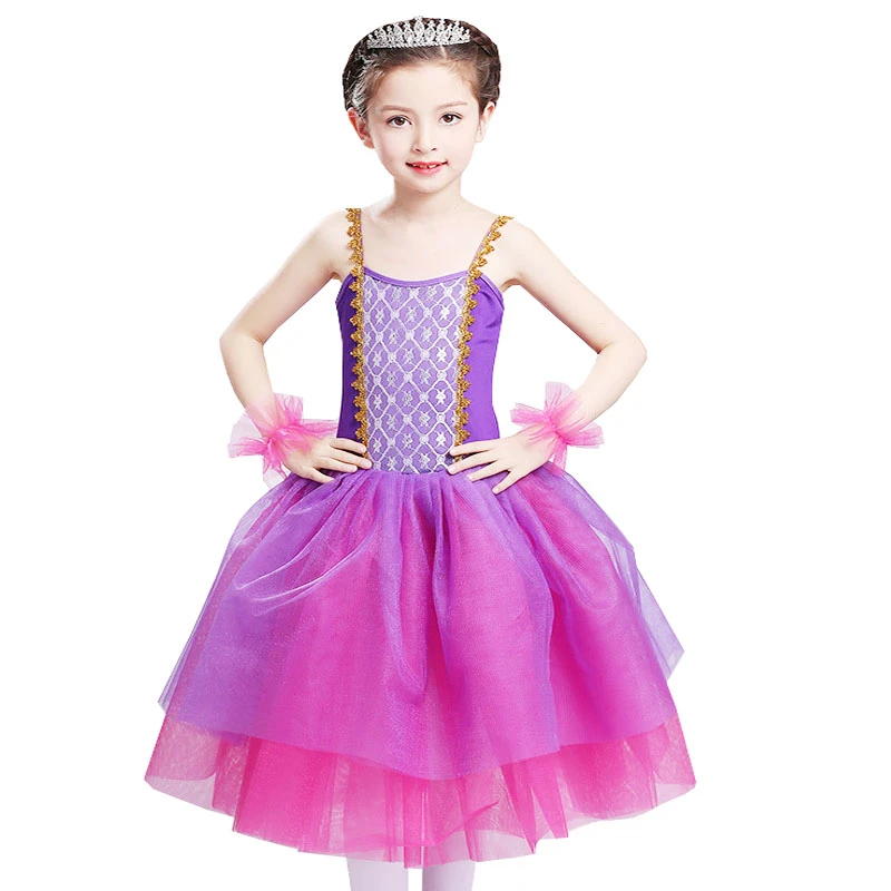 

2020 Product Six One Children Dance Serve Ventilation Summer Beautiful Ballet Princess Skirt Practice Serve Show Serve Fund