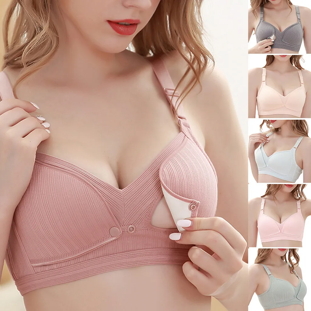 Модные женские бюстгальтеры без колец из чистого хлопка новый дизайн