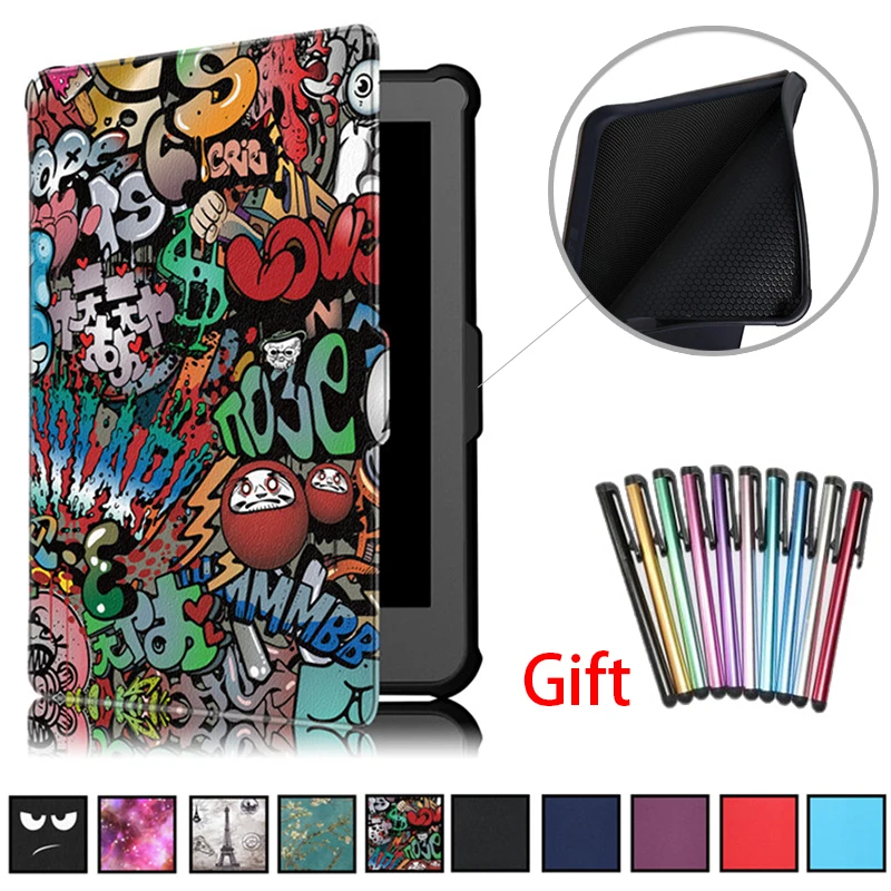 Чехол для funda kobo Clear HD 2018 N249 6 0 ультратонкий Магнитный смарт чехол из искусственной