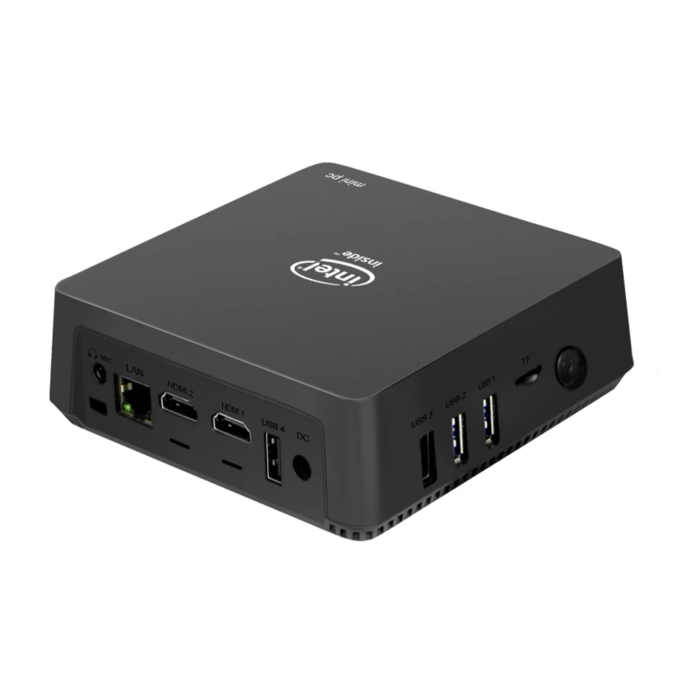 Мини-компьютер AK5 Windows 10 Intel Core Apollo Lake Celeron DC/QC N3350/N3450/J3455 4 Гб + 64 ГБ | Компьютеры и офис