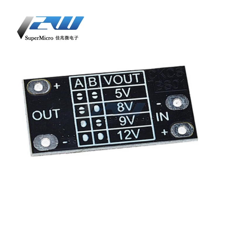 Многофункциональный мини модуль бустера 5 шт./лот плата В/8 в/9 В/12 в 1 А электронный