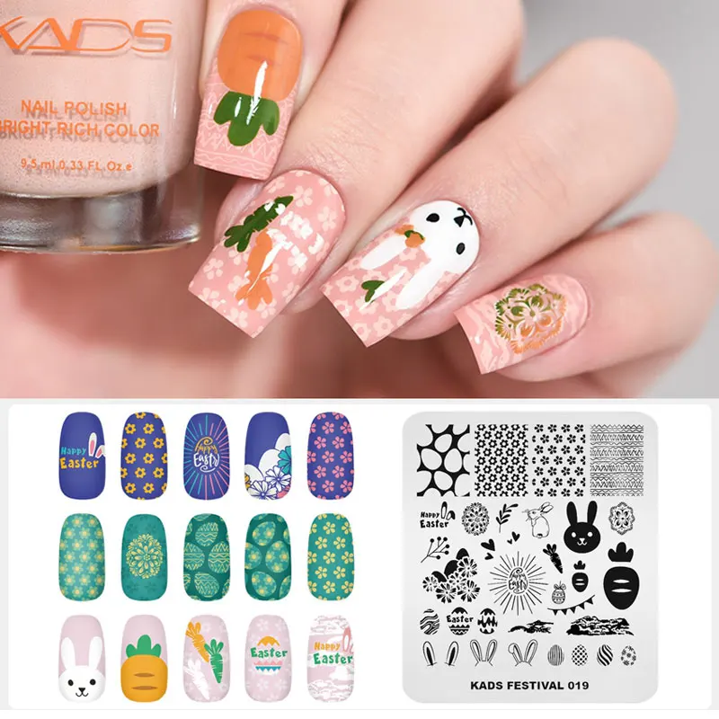 30 Styles Nail Stamping Plates Swanky Image Stencils for Polish Flowers Cartoon Art Template Design Nails | Красота и здоровье