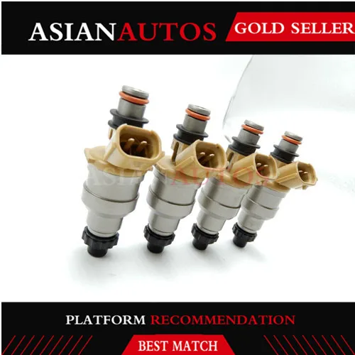 4X OE 195500-2180 новый топливный инжектор для Мазда Miata 1.8L Ford эскорт Sephia ртути L4 1955002180