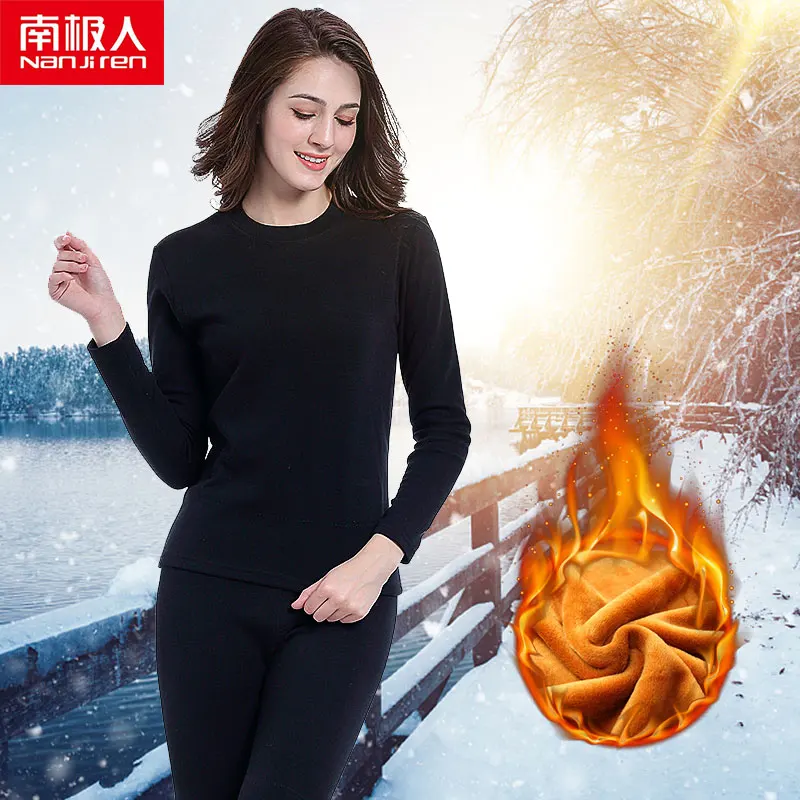 NANJIREN женские брендовые комплекты термобелья теплая повседневное детское нижнее