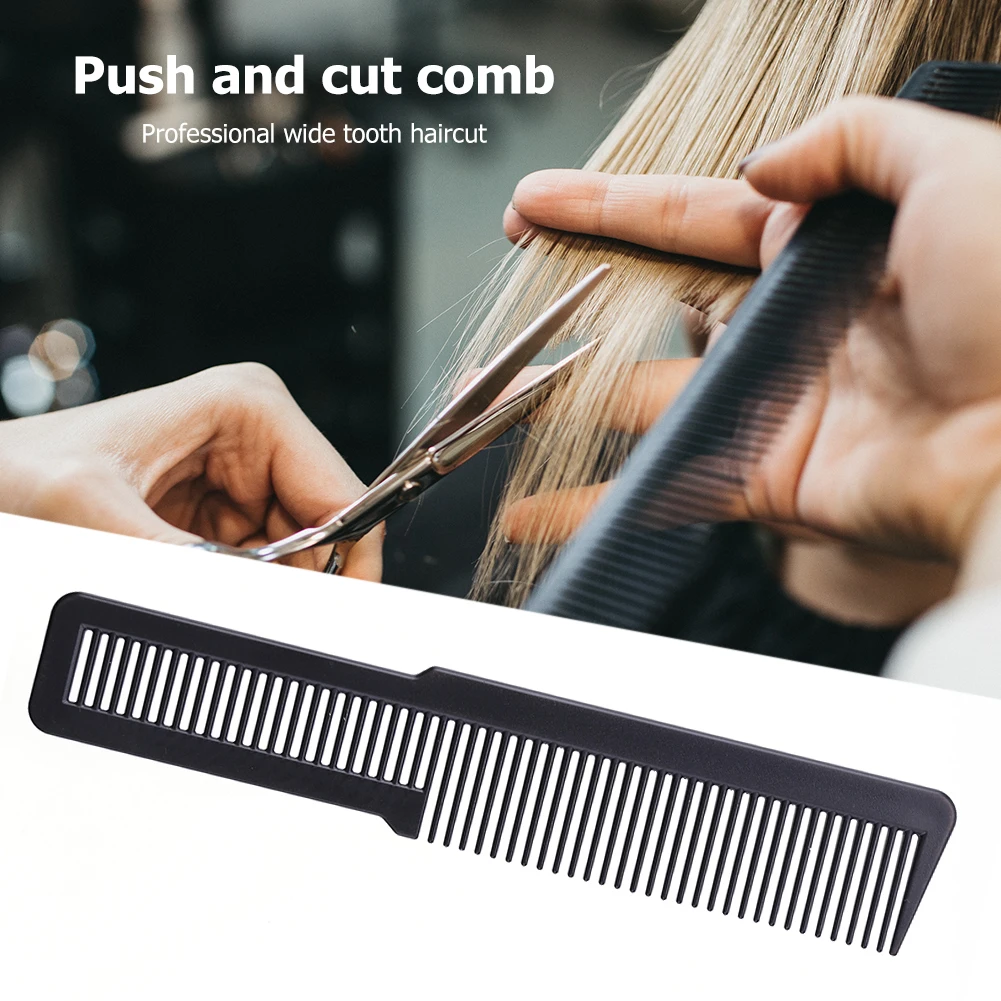 

Pro Salon Hair Care Styling Tool Salon Hairdressing Carbon Fiber Anti-static Hair Clipper Wide Tooth Cutting Comb