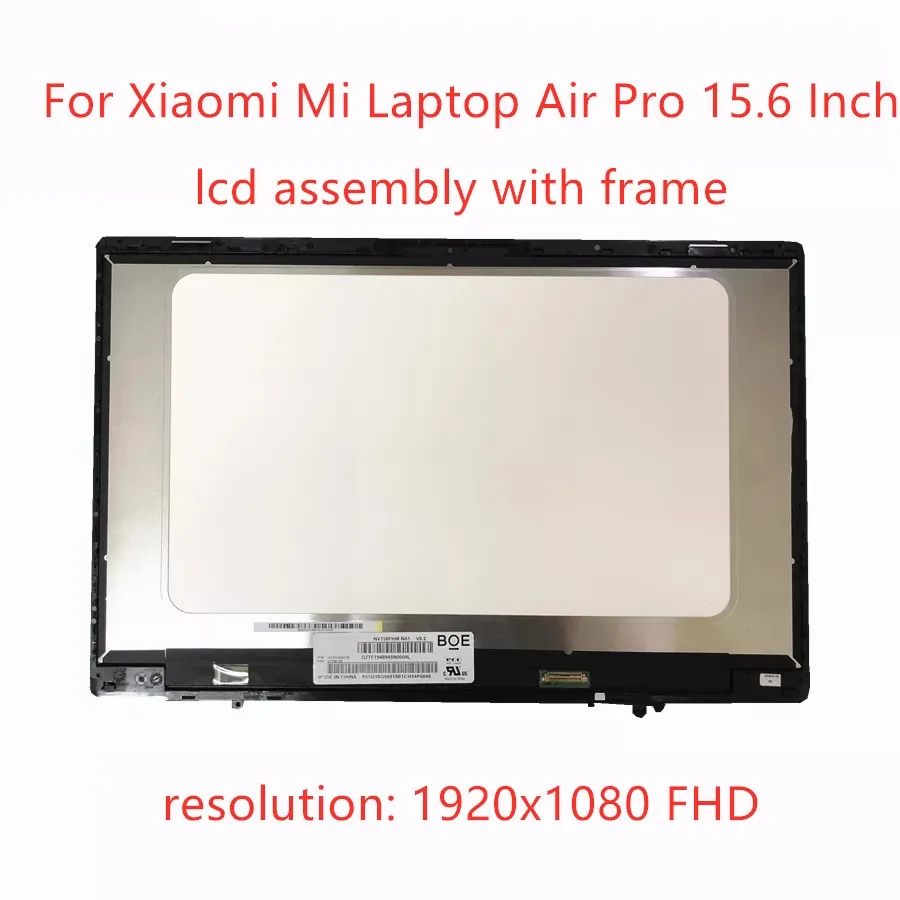

ЖК-экран для ноутбука в сборе, сенсорная панель для xiaomi Mi notebook air pro 15,6 eDP, 30 контактов, 1920*1080 Full HD 1080P