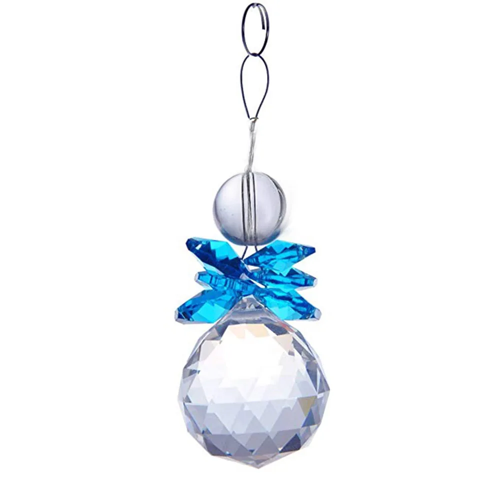 1pc Crystal Glass Prisms Drop Pendant Hanging Car Door Chandelier Wedding Decor | Дом и сад