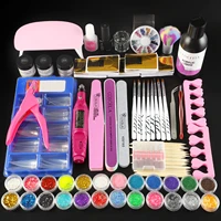 coscelia acrylic nail kit with lamp drill machine set manicure set for nails tools acrylic powder liquid brush all for manicure