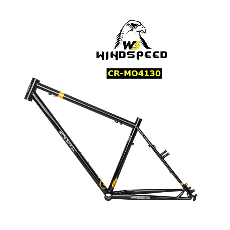 DARKROCK скорость ветра CR 9 MTB рама вилка велосипеда 26 ''DISC V тормозной MO Сталь 4130