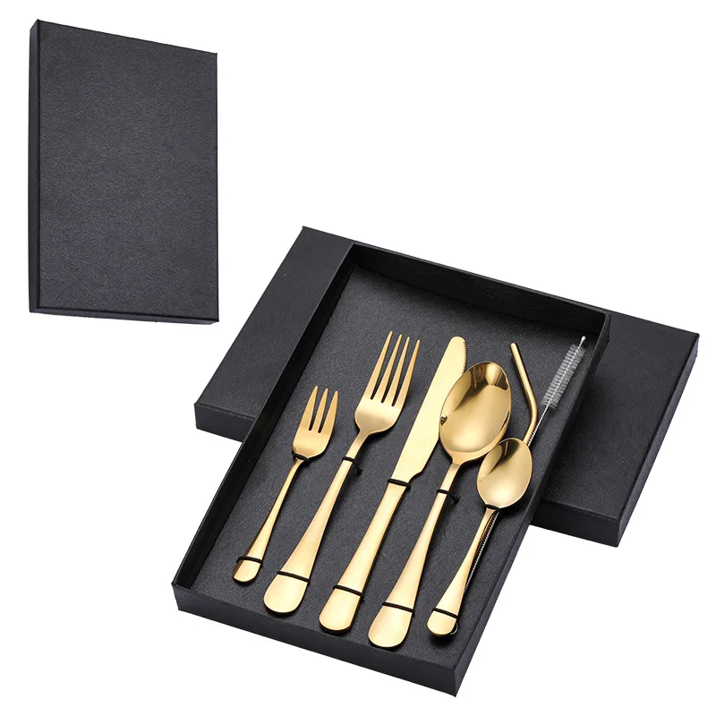 Набор посуды из нержавеющей стали в подарочной коробке товары для пересечения