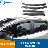 window visor for peugeot 307 sedan hatch 2004 2005 2006 2007 2008 2009 2010 2011 2012 2013 2014 2015 2016 2017 2018 2019 2020