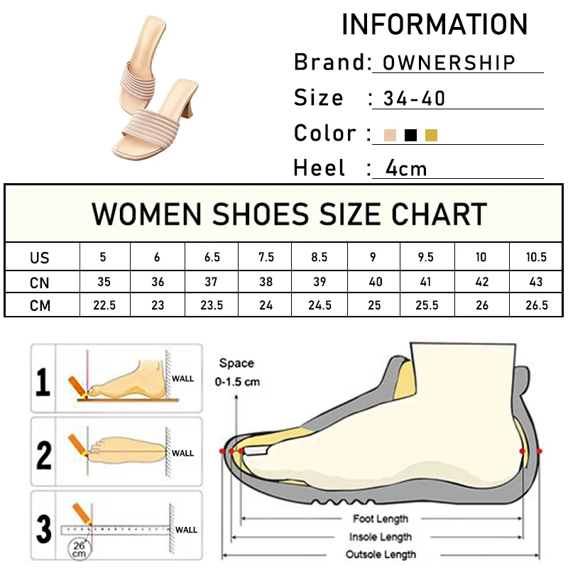 

Women Stretch Fabric Slippers Female Elegant Solid Shoes Ladies Platform Square Toe Mid Heels Women 2021 Summer Beach Slides