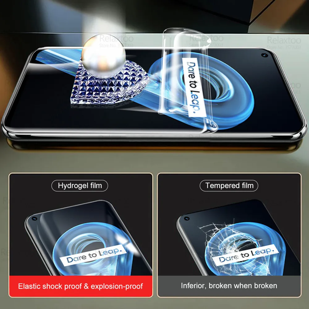 Гидрогелевая пленка 3To1 для задней передней камеры Realme 9i защитная экрана Realme9i Realmy