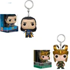 Карманный Брелок FUNKO Marvel Мстители локи виниловые экшн-фигурки коллекционные модели игрушки для детей Рождественский подарок