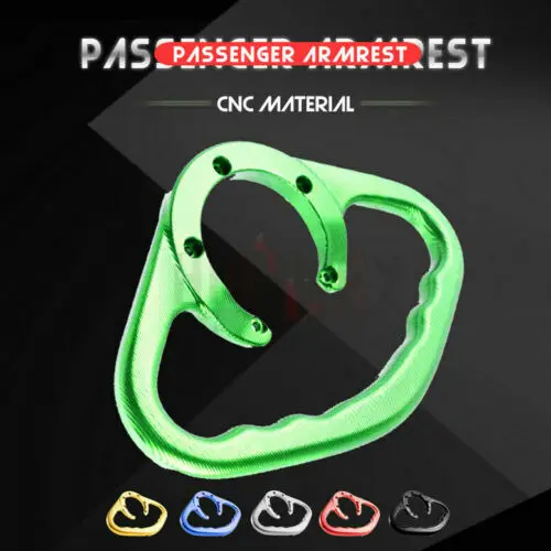 

Motorcycle CNC Passenger Handgrips Hand Grip Tank Grab Bar Handles Armrest For KAWASAKI Concours 14 2012-2017