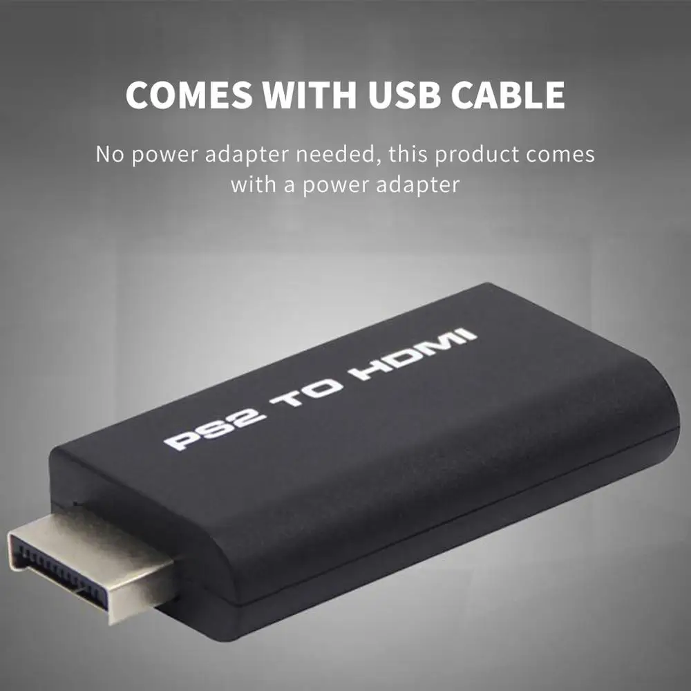 Видеоадаптер PS/2/HDMI Портативный для Sony PlayStation 2 Plug and Play |