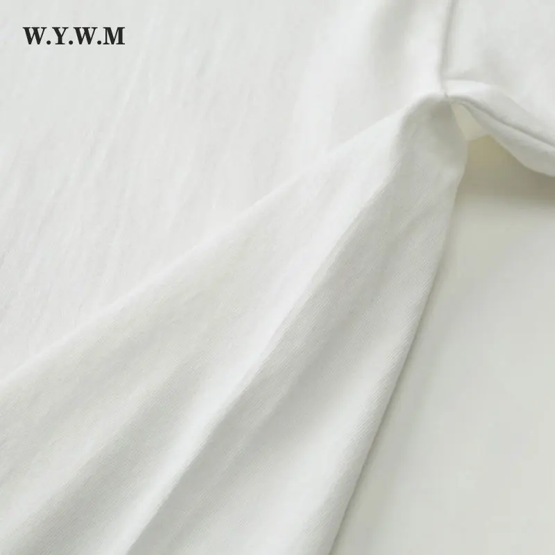 

WYWM Summer Aesthetic Printed Tshirts Women Harajuku Hand-pained Mountains Graphic T Shirts Soft Cotton Short Sleeve Female Tops