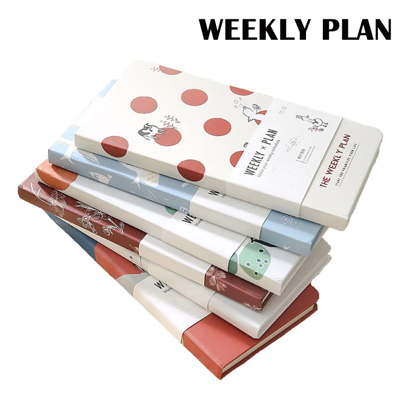 

A6 Journals Planner Notebook 365 Days Diary Weekly Goals Habit Schedule Agenda 2021 Ins Style Notepads Office 365 School Kawaii
