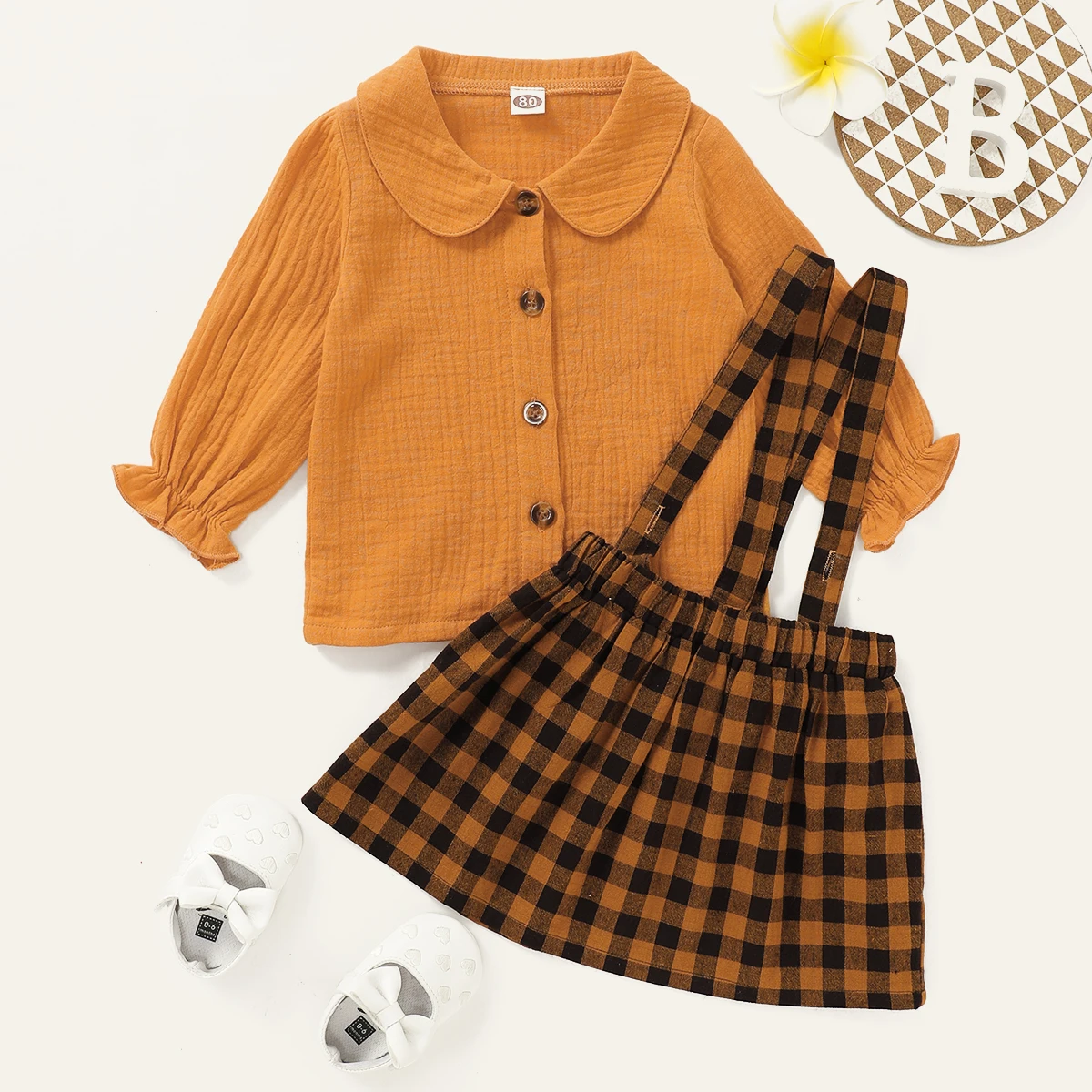 

Cotton Infant Girl Clothes Plaid Baby Girl Clothes Set for New Born 0 to 3 Autumn Newborn Clothing Baby Girl Set 2Piece