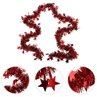4pcs christmas star design decorative strips christmas party layout props